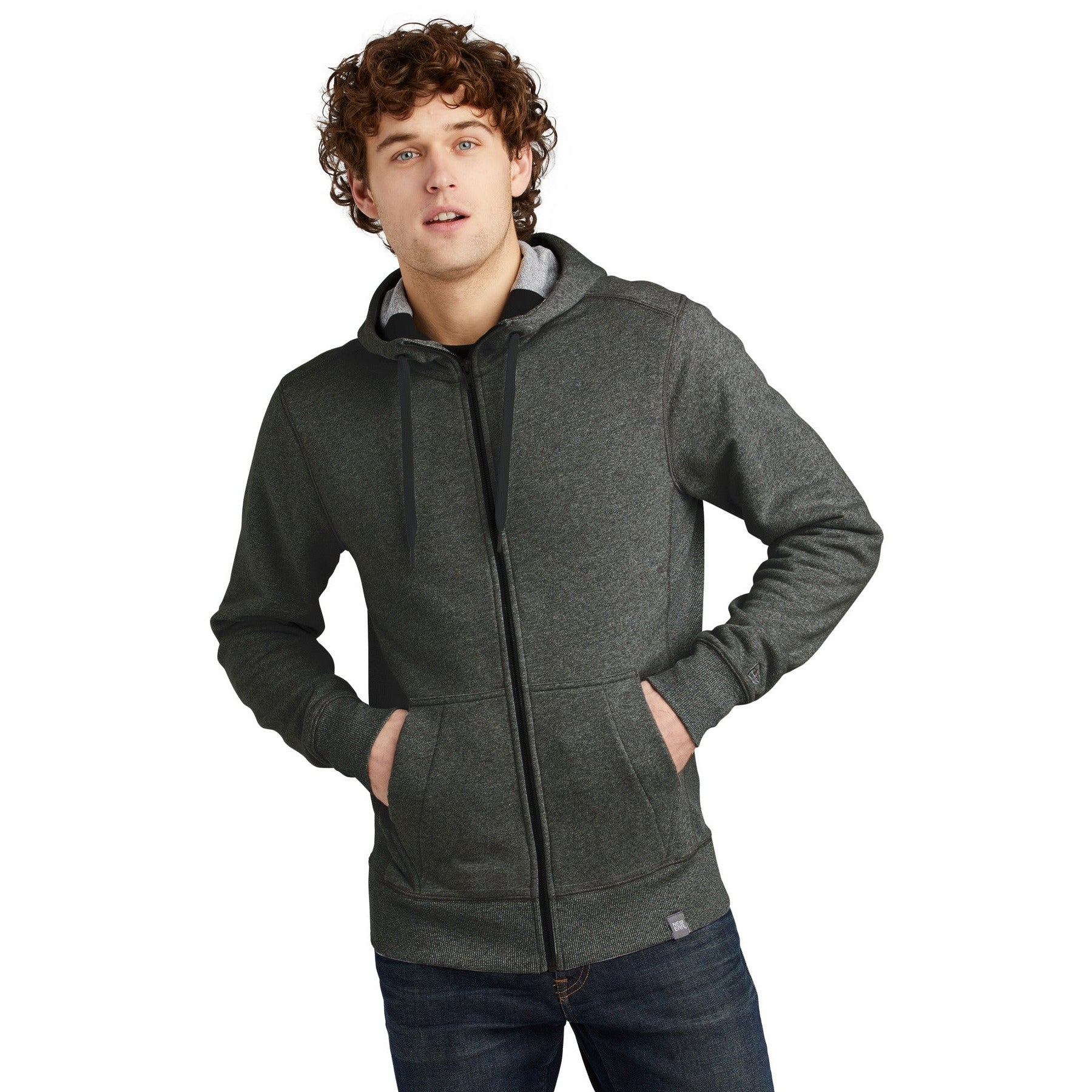 New Era-New Era ® French Terry Full-Zip Hoodie. NEA502-MedTech-2